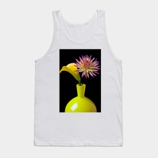 Calla Lilly and Daliha in Yellow Vase Tank Top